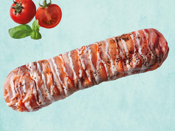 DELUXE Frisches Schweinefilet im Speckmantel