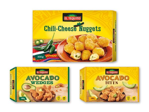 Chili-cheese nuggets eller avocadosnacks