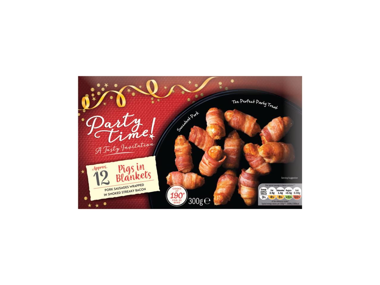 PARTYTIME Pigs in Blankets