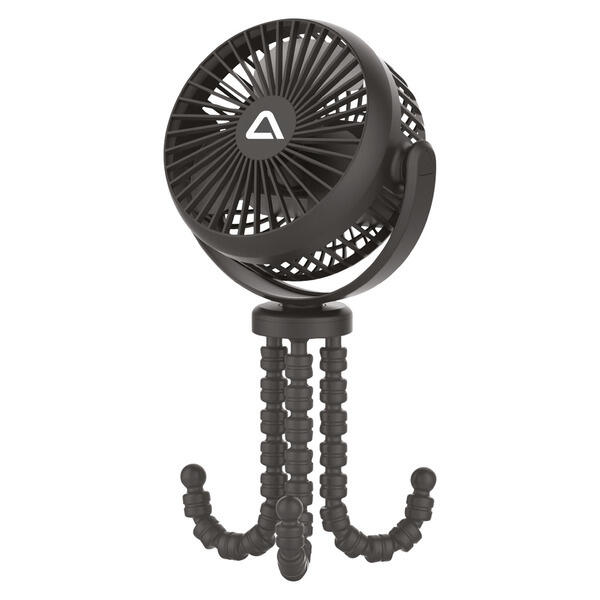Ambiano Black Fan with Flexible Tripod