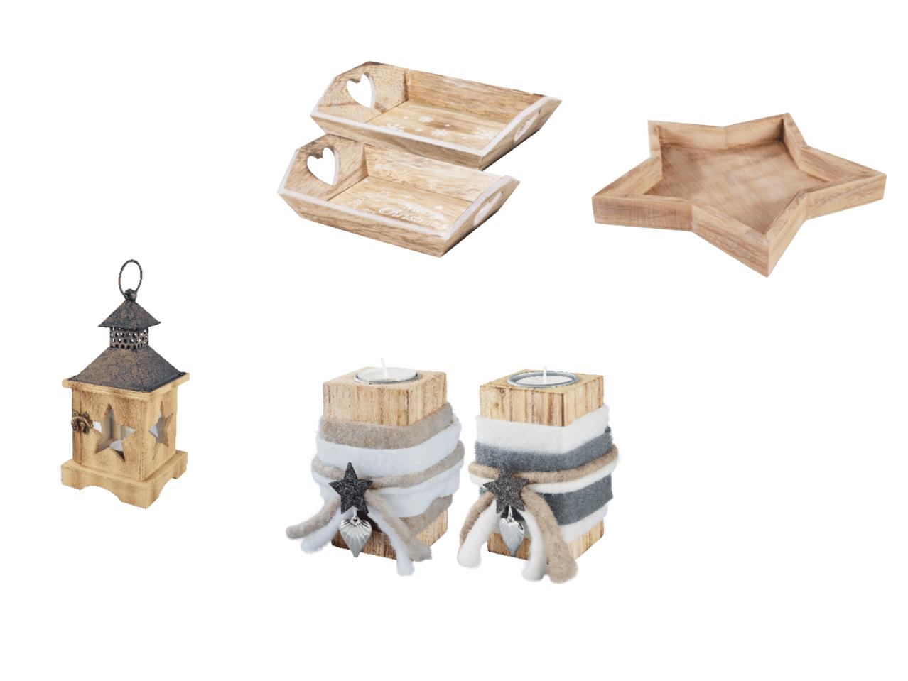 MELINERA Wooden Christmas Decoration