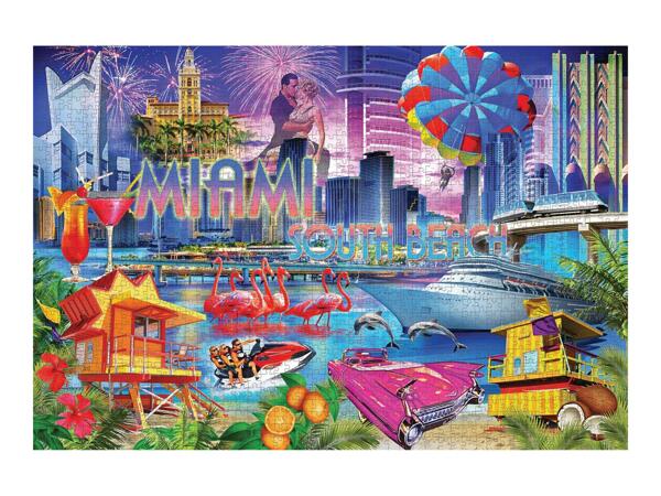 Playtive 1500 Piece Puzzle - Miami
