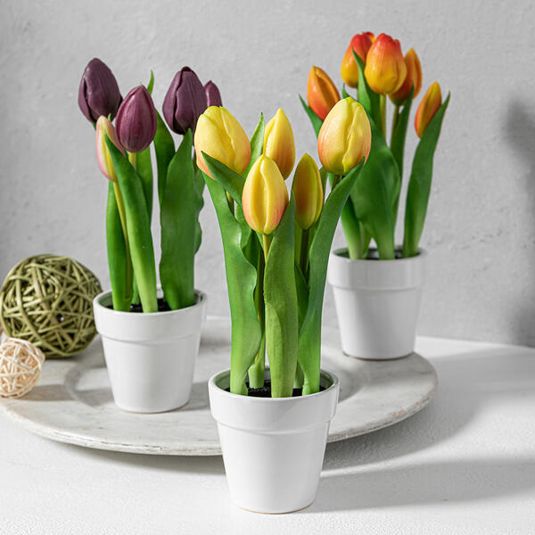 Deko-Tulpen "Real Touch"