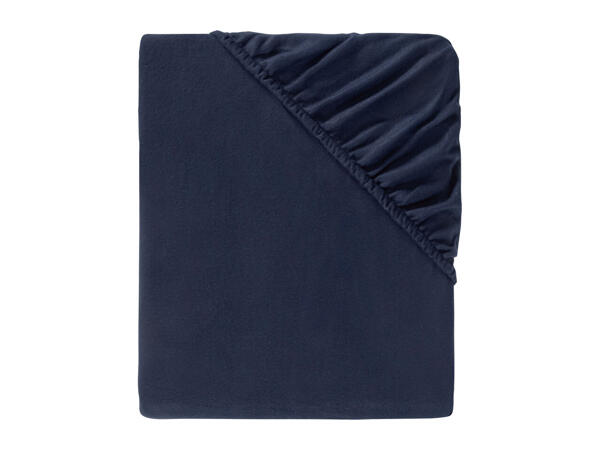 Livarno Home Single Fleece Fitted Sheet