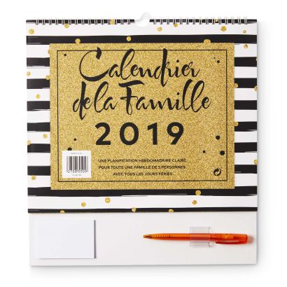 Calendrier de la famille 2019