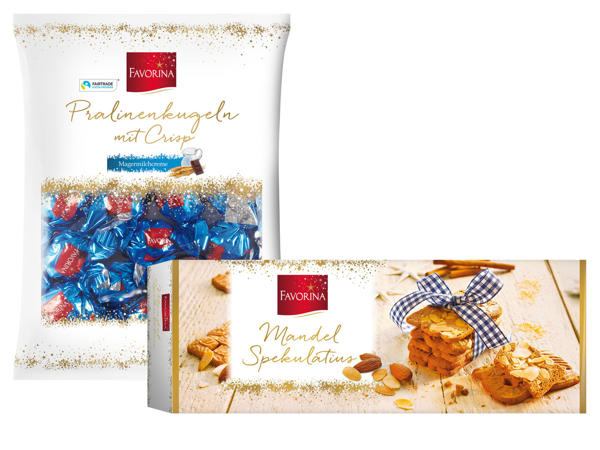 FAVORINA Pralinenkugeln oder Mandel-Spekulatius