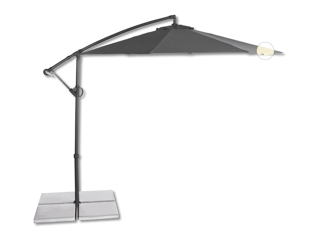 Parasol déporté