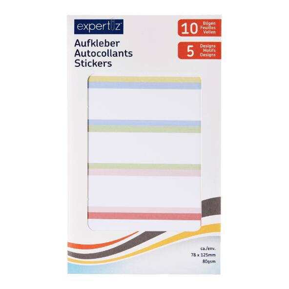 EXPERTIZ(R) 				Aufkleber, 10 Blatt