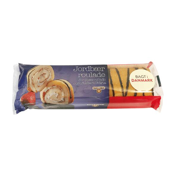 Jordbærroulade