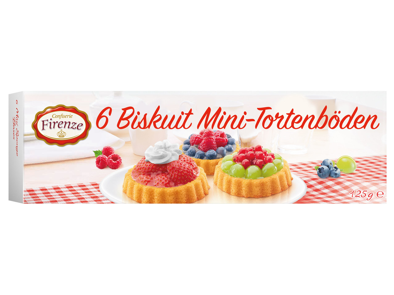 CONFISERIE FIRENZE Biskuit Mini-Tortenböden