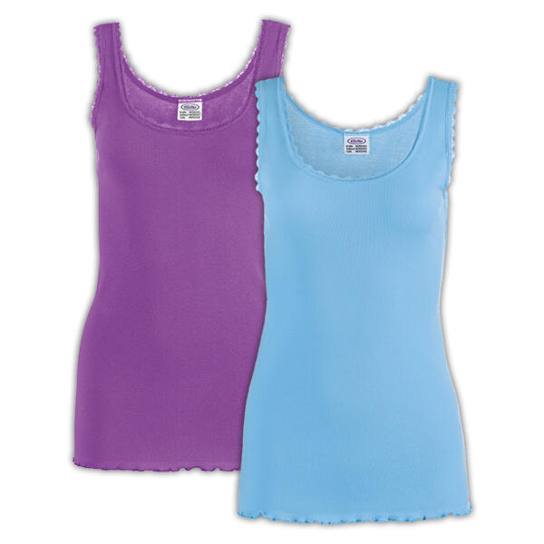 Top mit Spitze 2er-Pack