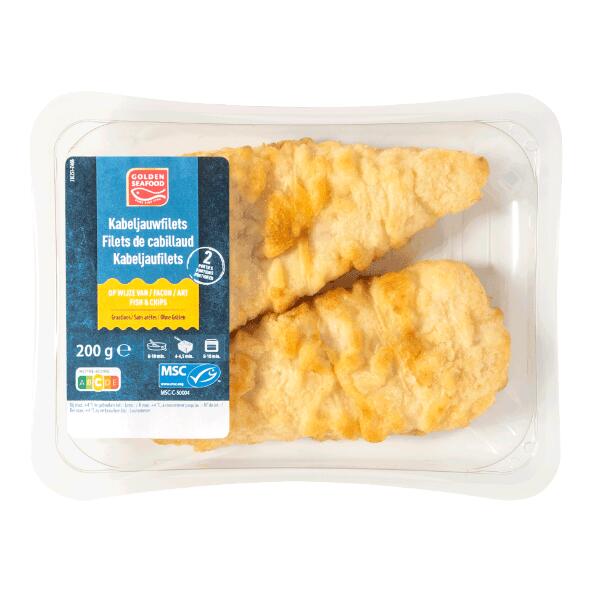 GOLDEN SEAFOOD(R) 				Filet de cabillaud, 2 pcs