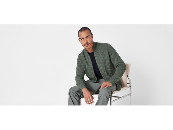 Men's Zip-Up Cardigan