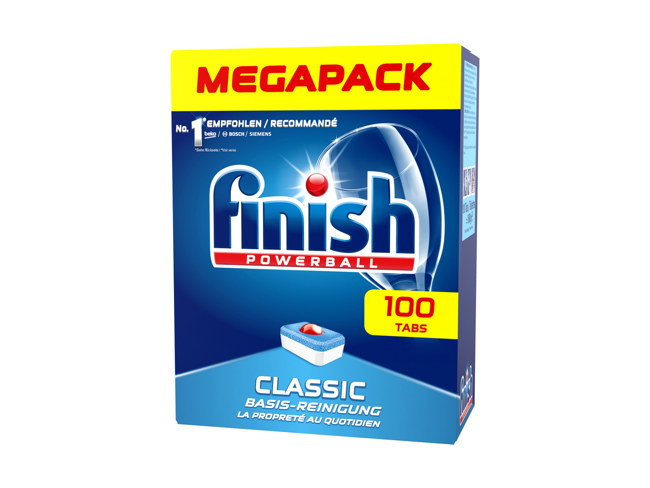 Tablettes pour lave-vaisselle Finish Classic