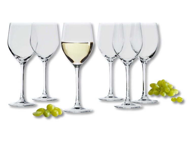 Verres à vin blanc, lot de 6