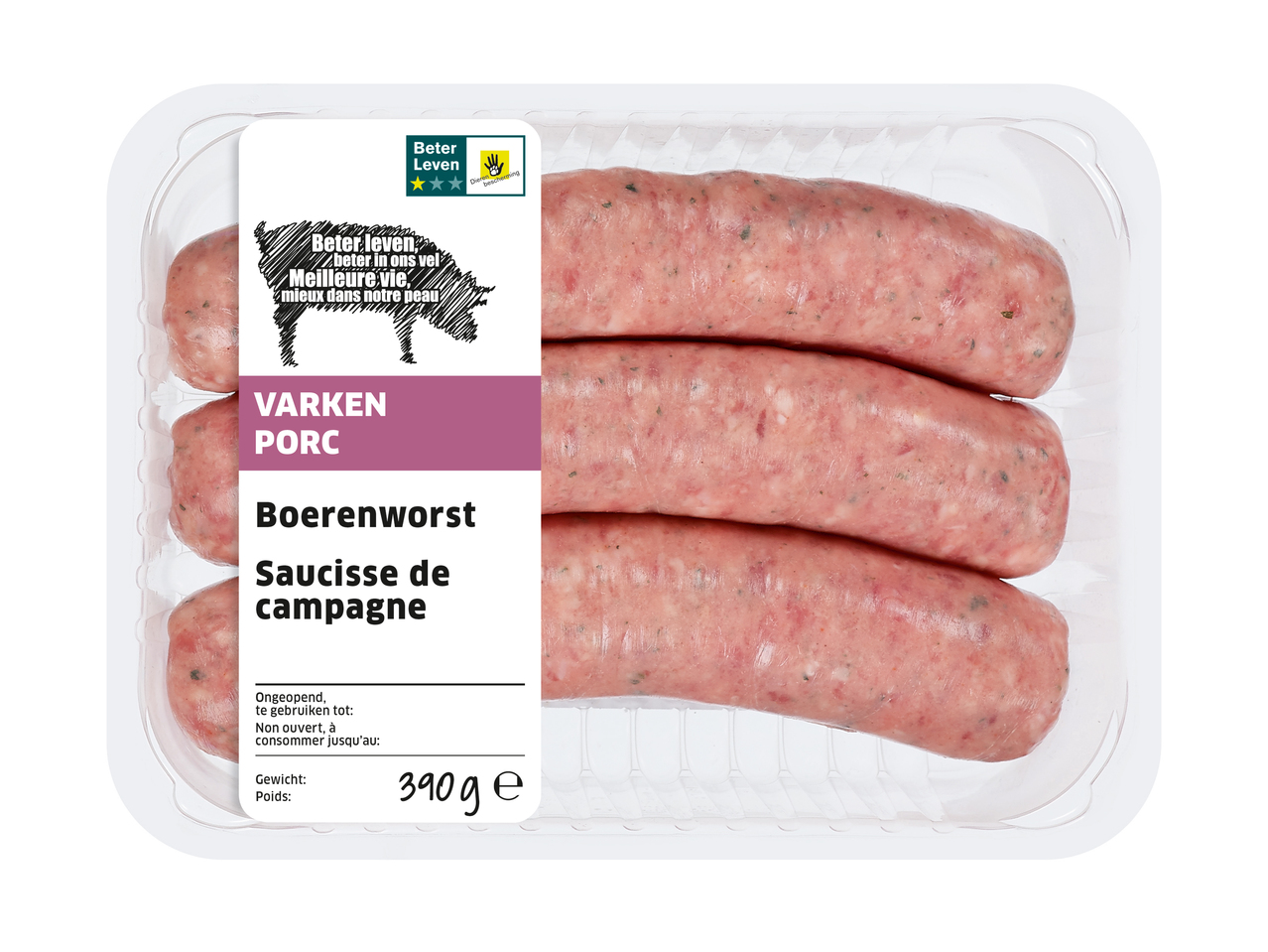 Saucisses de campagne