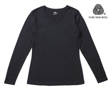 Merino Wool Long Sleeve Top