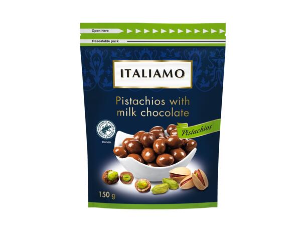 Pistachios with Milk Chocolate
