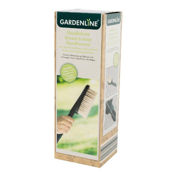 GARDENLINE(R) 				Handbürste mit Wasseranschluss