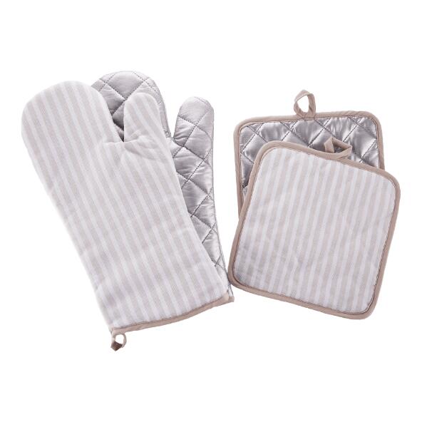 CROFTON(R) 				Topflappen und Topfhandschuhe, 4 St.