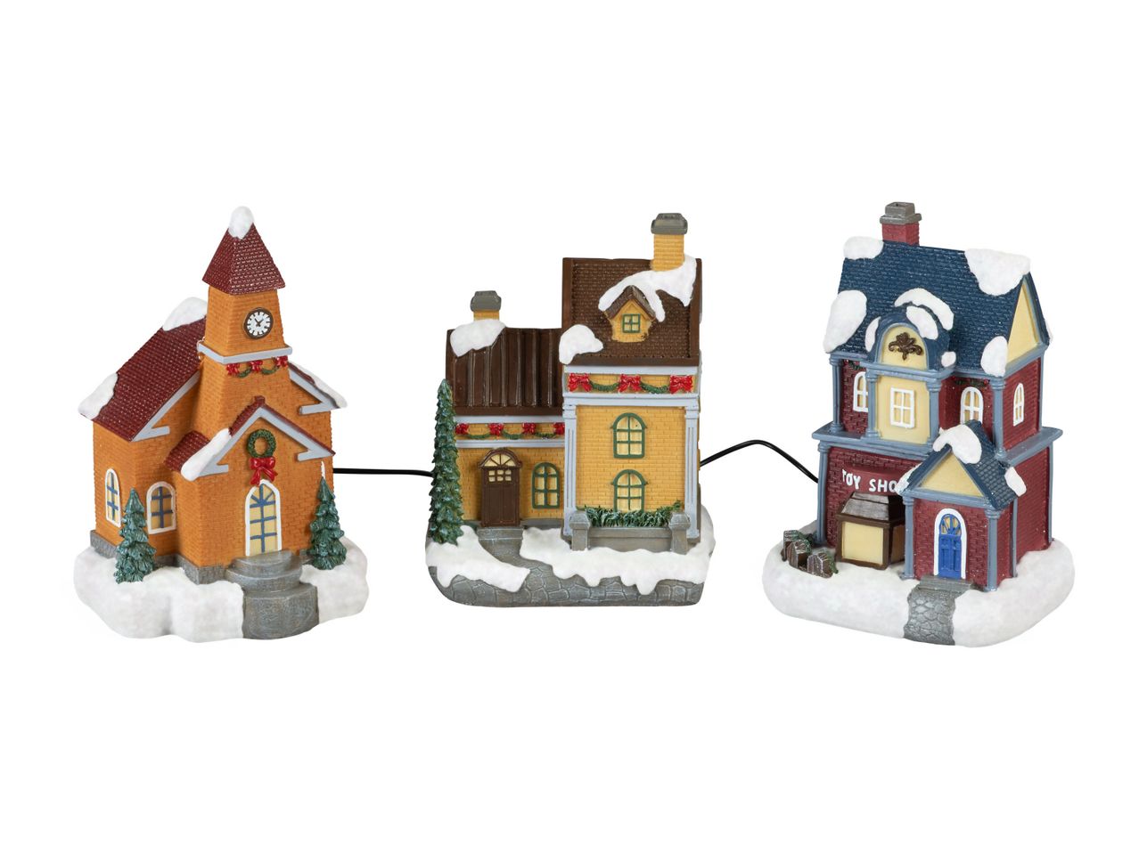 Livarno Home LED Light-Up Christmas Village Scene