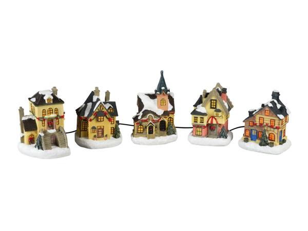 Livarno Home LED Light-Up Christmas Village Scene