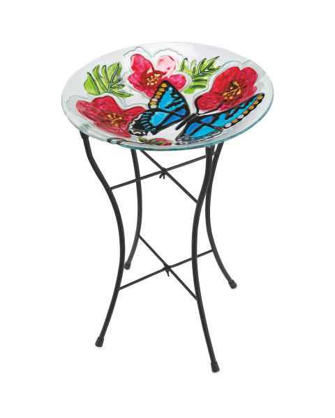 Butterfly Decorative Bird Bath