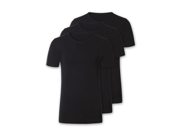 Herren Feinripp-Unterziehshirt, 3 Stück
