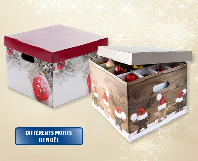 Boîte pour les boules de Noël