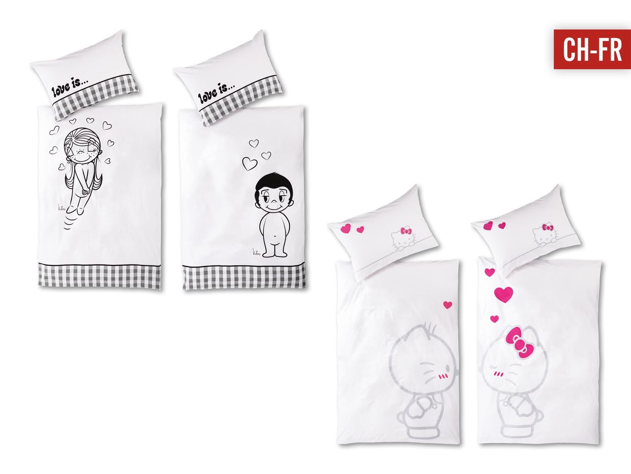 Parure de lit en coton renforcé