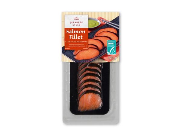 Marineret laksefilet