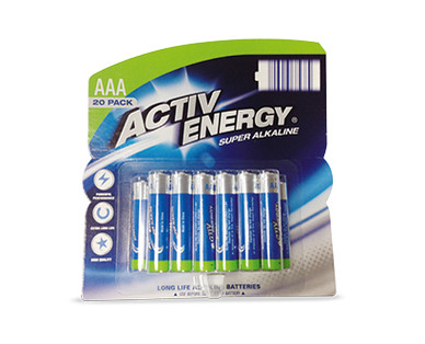 ALKALINE BATTERIES AAA 20PK