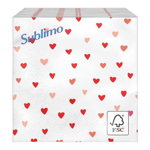 SUBLIMO(R) 				Party-Servietten, 25 oder 40 St.