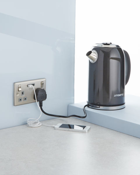 Double Wall Socket with USB