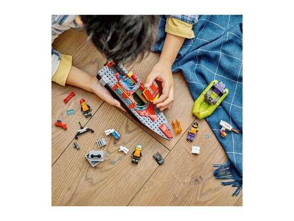 Fire Rescue Boat Play Set