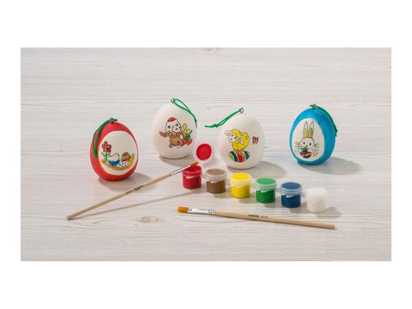 Crelando Paint Your Own Easter Decorations - 12 Piece Set