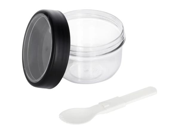 Silvercrest Black Muesli Container With Spork