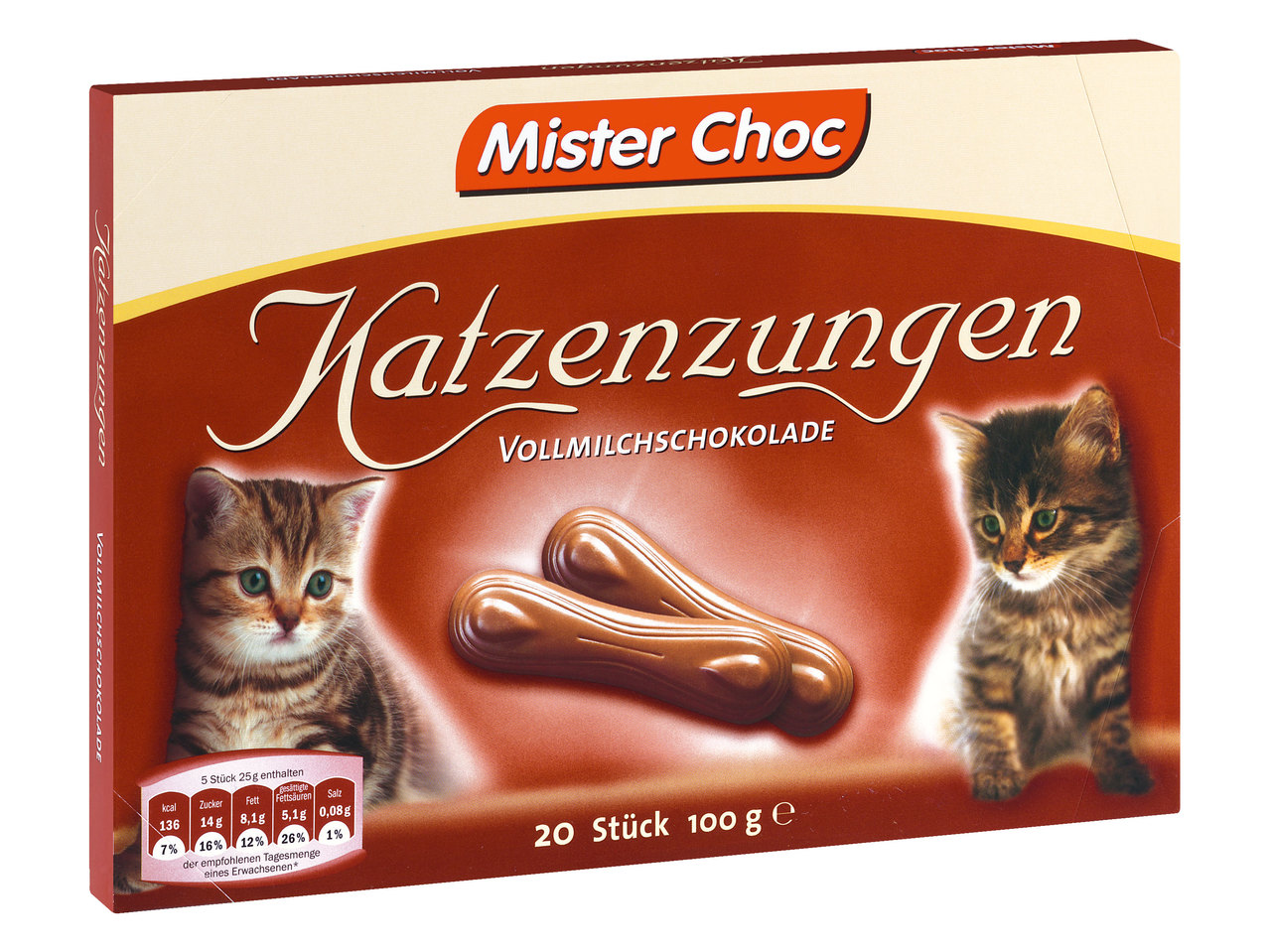 MISTER CHOC Katzenzungen