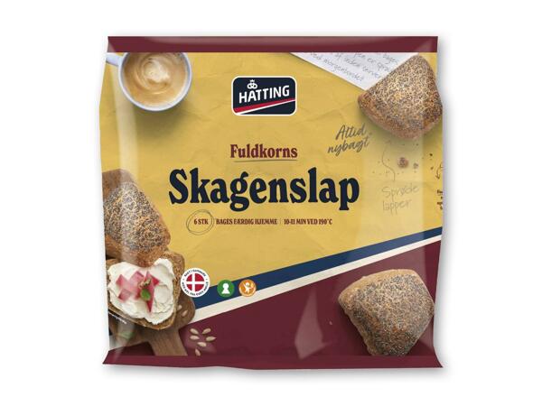 Hatting fuldkornsskagenslapper eller stenovnsbagte chiastykker
