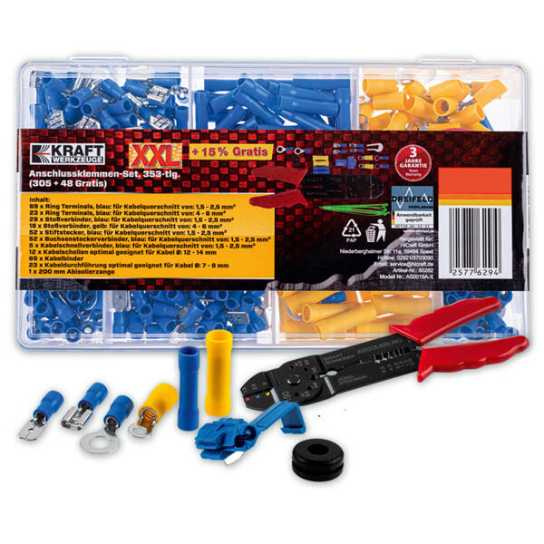 Anschlussklemmen-Set 353tlg.