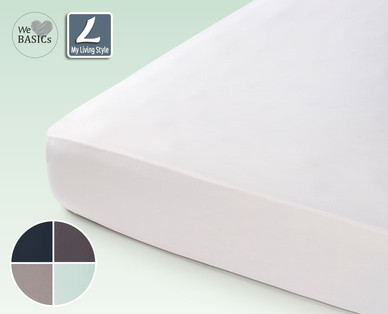 WE LOVE BASICS Mikrofaser-Spannleintuch