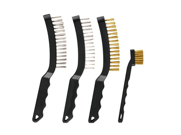 Set de brosses métalliques, 4 pièces