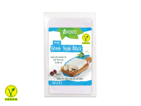 Veganskt block grekisk stil