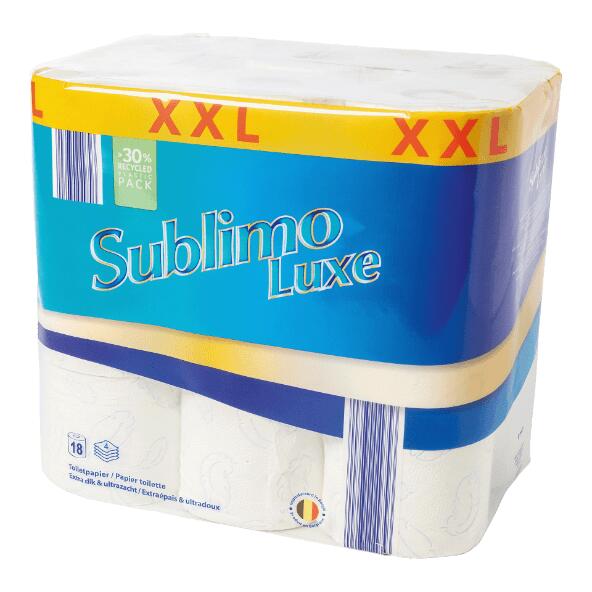 SUBLIMO(R) 				Toiletpapier, 18 st.