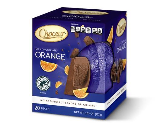 Choceur 
 Break-A-Part Dark Mint, Milk or Dark Orange Chocolate