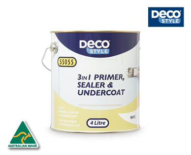 3 in 1 Primer, Sealer and Undercoat 4L