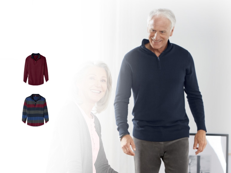 LIVERGY(R) Men's Fine Knit Jumper