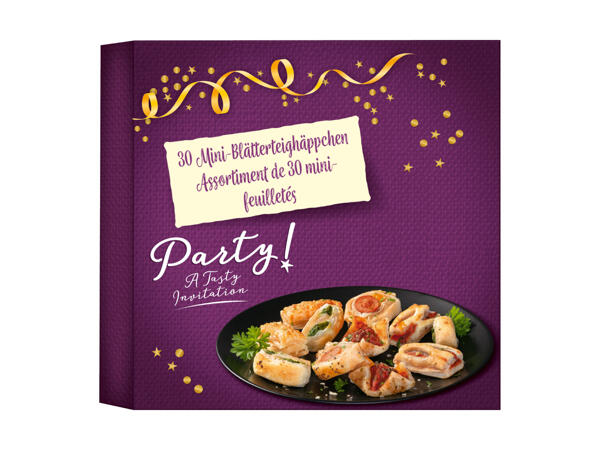 Mini Blätterteiggebäck