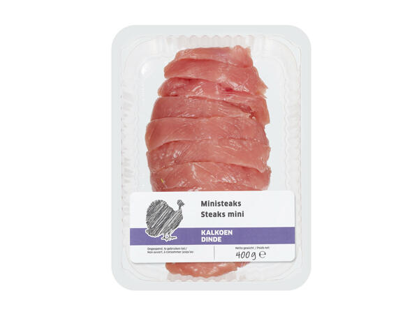 Mini-steaks de dinde