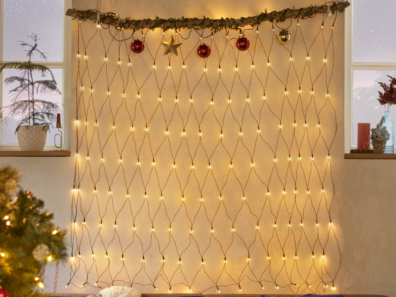 MELINERA(R) LED-Lichtervorhang/-Lichternetz